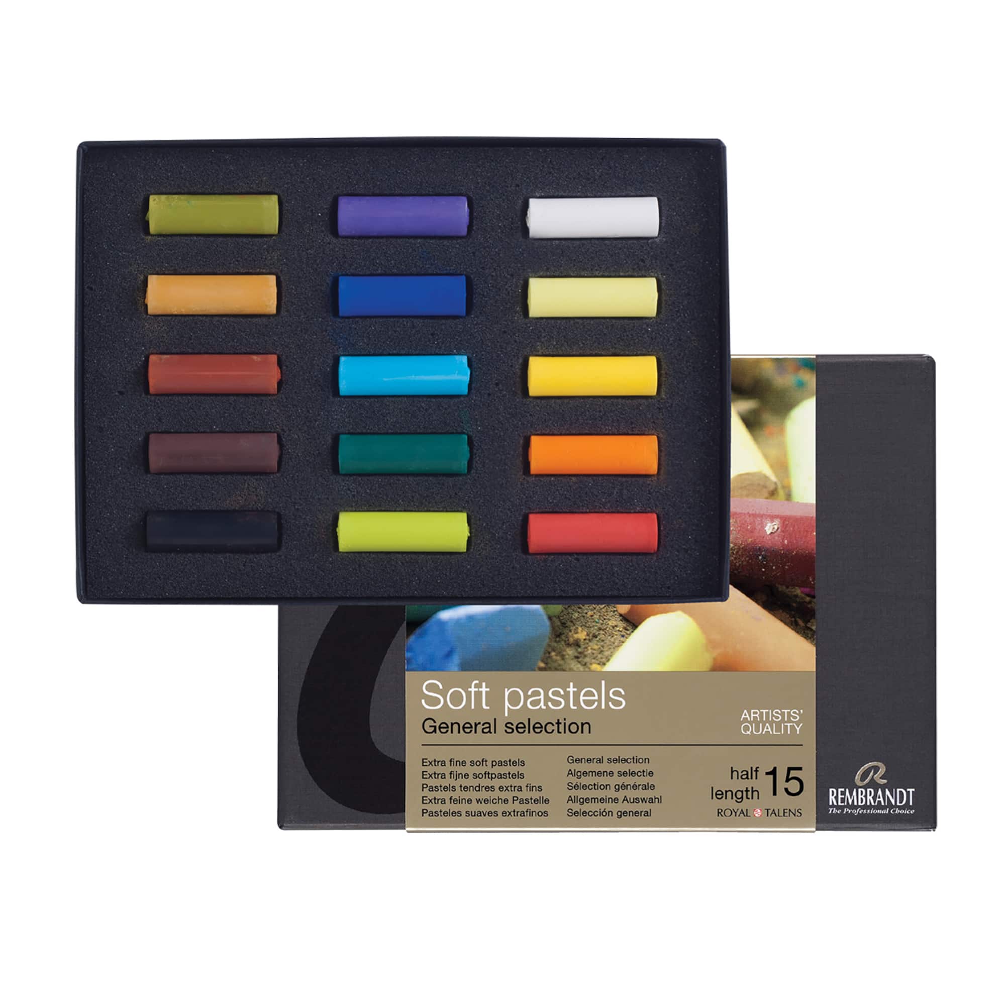 Rembrandt Half Sticks General Selection Soft Pastel Set